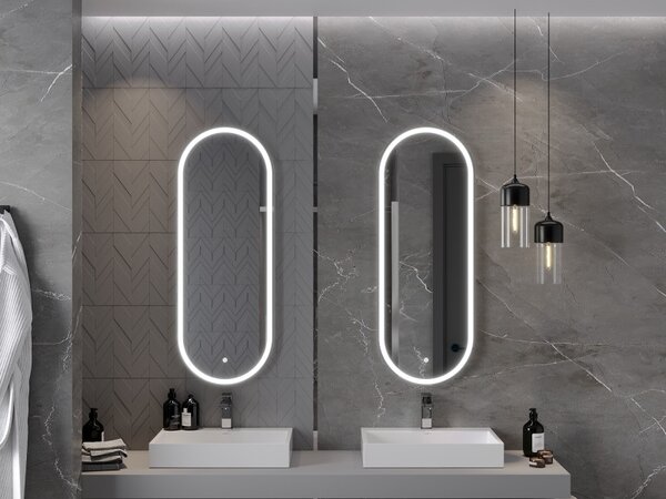 Mexen Bono, oglinda baie LED cu iluminare din spate 45 x 120 cm, 6000K, anti-aburire, 9816-045-120-611-00