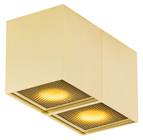 Spot de design auriu cu 2 lumini - Qubo Honey