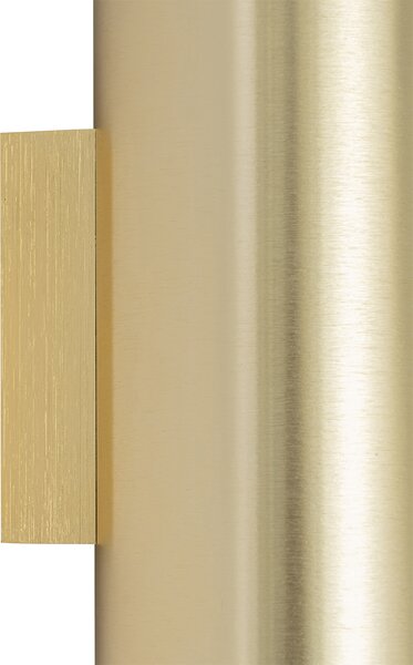 Aplică de perete de design aurie rotundă cu 2 lumini - Sab Honey