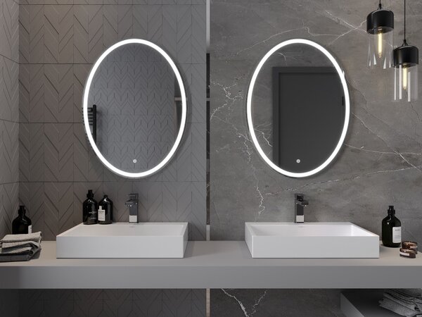 Mexen Elz, oglinda baie LED cu iluminare din spate 60 x 80 cm, 6000K, anti-aburire, 9802-060-080-611-00