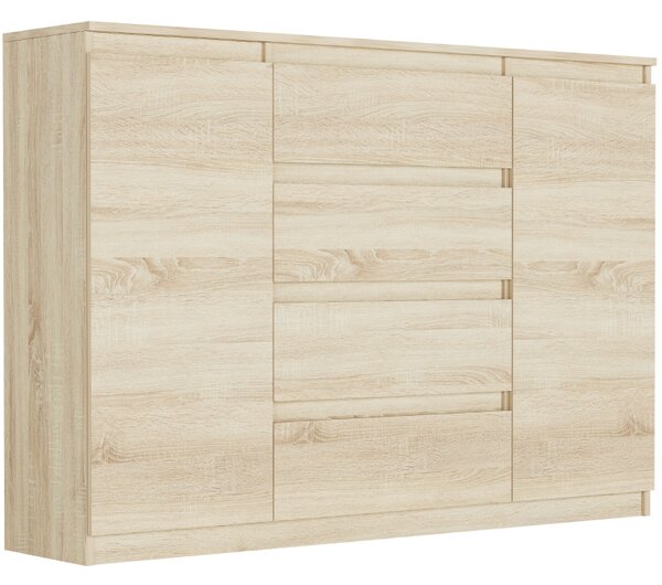 Comoda spațioasă R-140-S4 - diferite variante de culori antracit