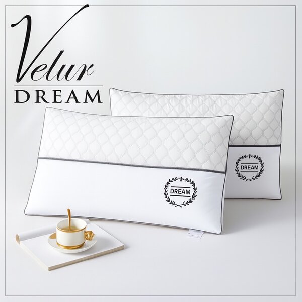 PERNĂ PUF GÂSCĂ „VELUR DREAM”