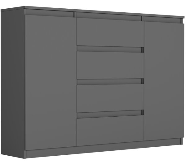 Comoda spațioasă R-140-S4 - diferite variante de culori antracit