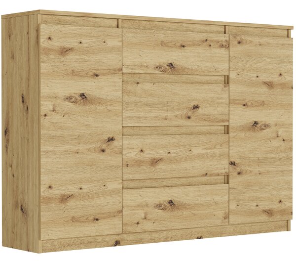 Comoda spațioasă R-140-S4 - diferite variante de culori antracit