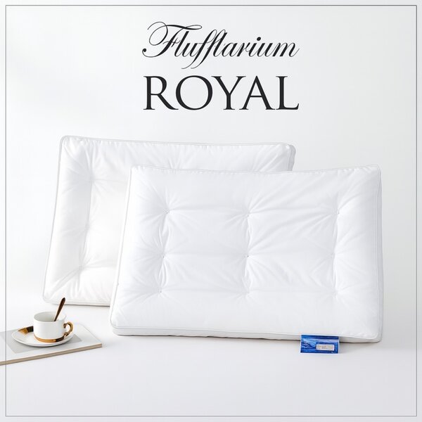 PERNĂ PUF GÂSCĂ „FLUFFLARIUM ROYAL”