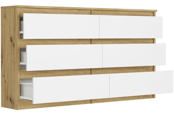 Comoda modernă R-140 - diferite variante de culori antracit mix artisan