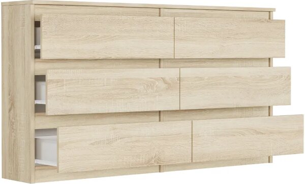 Comoda modernă R-140 - diferite variante de culori antracit mix artisan