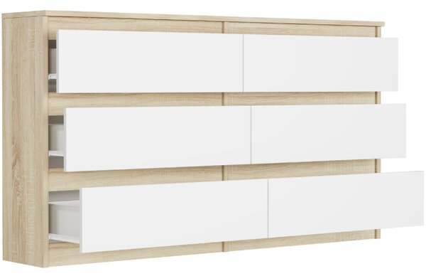 Comoda modernă R-140 - diferite variante de culori antracit mix artisan