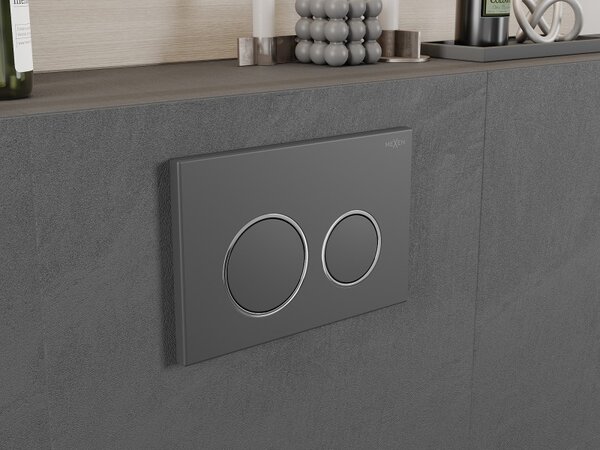 Mexen Fenix ​​​​XS 07, buton de spălare pentru modulul Mexen XS, grafit-crom, 600766