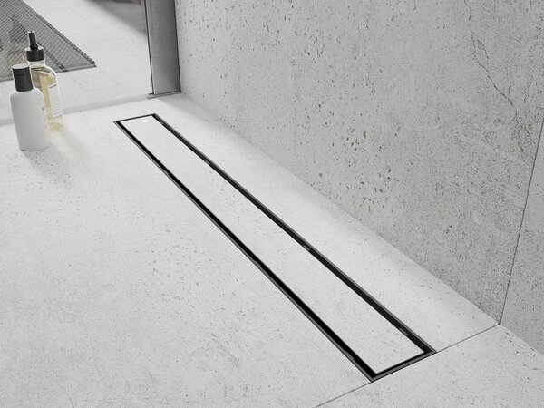 Mexen Flat ABS, scurgere de duș 2 în 1 60 cm, oțel periat, 1069060