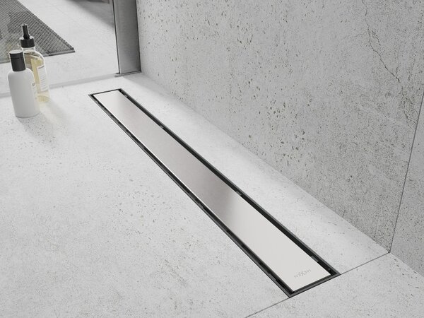 Mexen Flat ABS, scurgere de duș 2 în 1 60 cm, oțel periat, 1069060