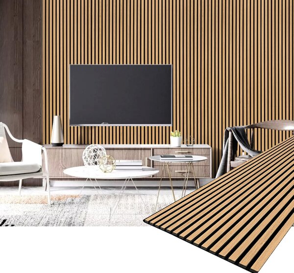 Panou acustic Nero 270×60 cm