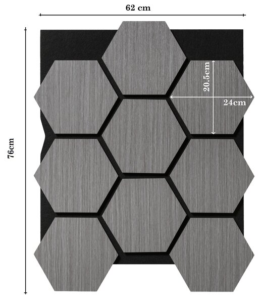 Panou acustic Melani 62×76 cm