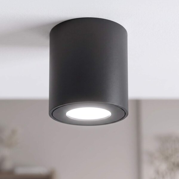 Spot pentru baie BRILAGI MIA 1xGU10/30W/230V 84x80 mm negru IP54