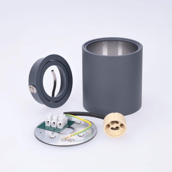 Spot BRILAGI MIA 1xGU10/30W/230V 84x80 mm antracit