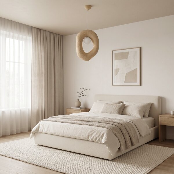 Brilagi - Lustră pe cablu WABI SABI 1xE27/40W/230V crem