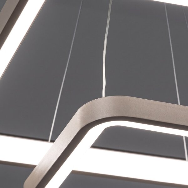 BRILAGI - lustra LED reglabilă pe cablu FALCON SLIM LED/78W/230V bej + telecomandă
