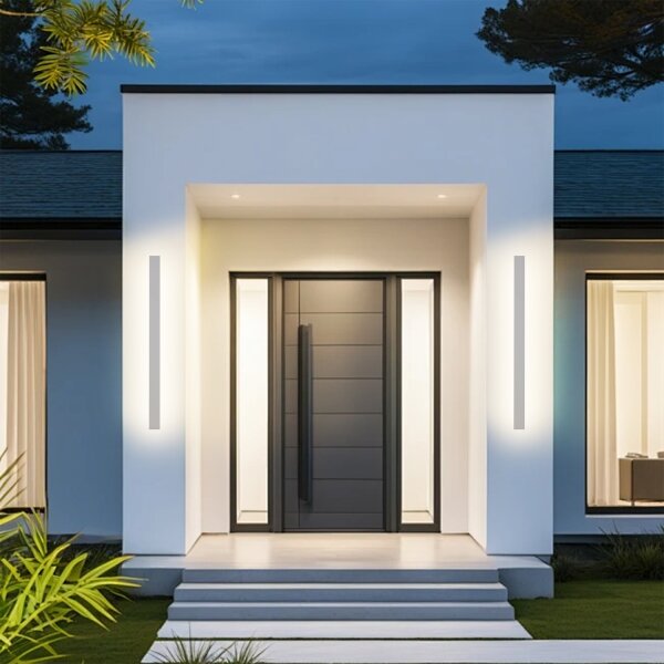 Brilagi -LED Lampă de perete pentru exterior LINEAR LED/22W/230V 3000K IP65 100 cm alb CRI 90