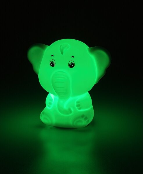 Rabalux 76042 - Lampă de veghe tactilă LED RGB LIGHTIMALS LED/0,05W/1xCR2032, elefant