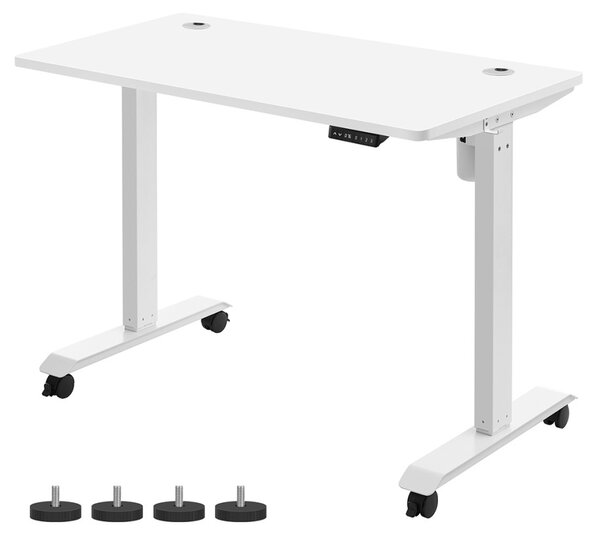 Birou reglabil Songmics Alb 120x60x119 cm