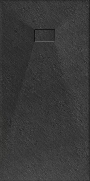 Mexen Hugo, cadă de duș dreptunghiulară SMC 170 x 80 cm, negru mat, 42708017