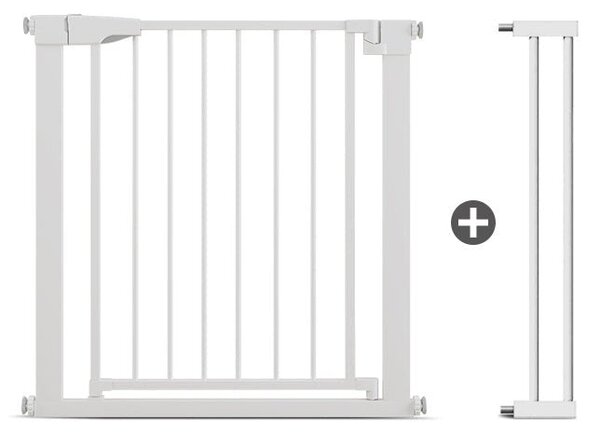 Poartă de Siguranță ECO 90° pentru Copii și Animale 76 x 90-96 cm, ALB