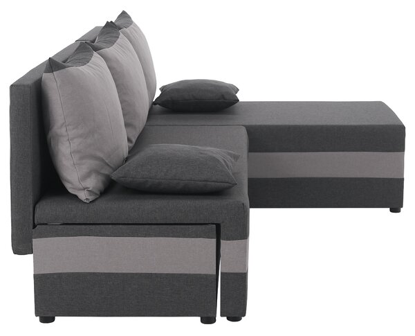 KONDELA Set de canapea universal, gri/gri deschis, PAGI COLţ UNI