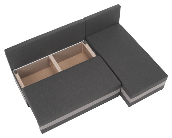 KONDELA Set de canapea universal, gri/gri deschis, PAGI COLţ UNI