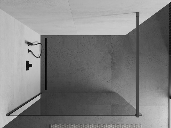 Mexen Kioto, paravan de dus walk-in 50 x 200 cm, sticla transparenta 8 mm, profil grafit, 800-050-101-95-00
