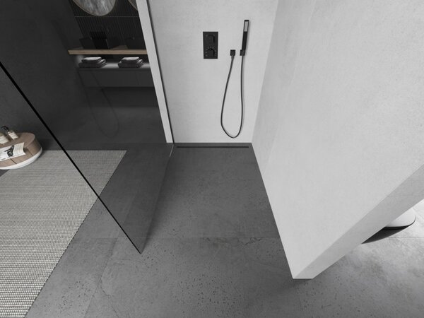 Mexen Kioto, paravan de dus walk-in 50 x 200 cm, sticla transparenta 8 mm, profil grafit, 800-050-101-95-00