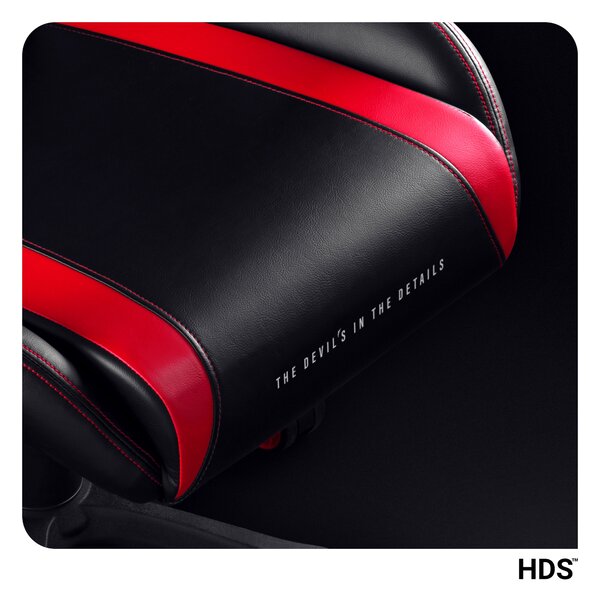 Scaun gaming Diablo X-Horn 2.0 Normal Size: negru-roșu