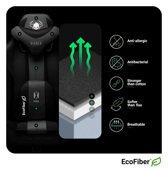 Scaun Rotativ Diablo X-Player 2.0 Small, Negru