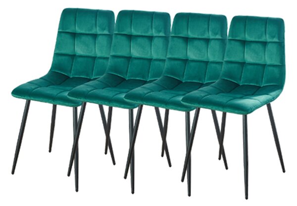Set 4 Scaune KJC37 Verde