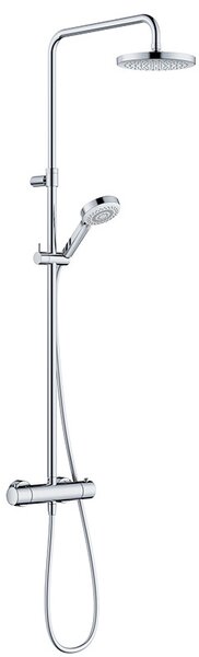 Coloană de duș, Kludi, sDive, cu baterie termostatată, crom, 6807905-00