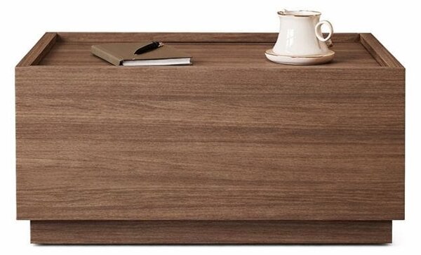 Noptiera lemn Blocka modulara 40x40x23.5 cm Walnut
