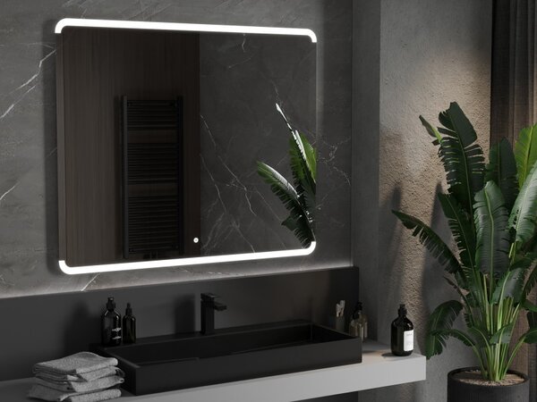 Mexen Nida, oglinda baie LED cu iluminare din spate 120x100 cm, 6000K, anti-aburire, 9806-120-100-611-00
