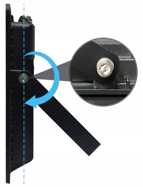 Proiector LED exterior LED/100W/230V 4500K IP65 negru