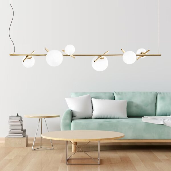 Lampă suspendată APP1664-6CP Gold