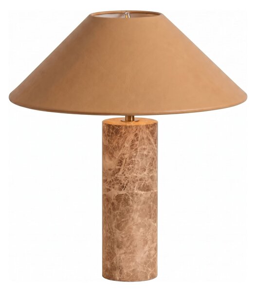 Lampa de masa din piatra Alba
