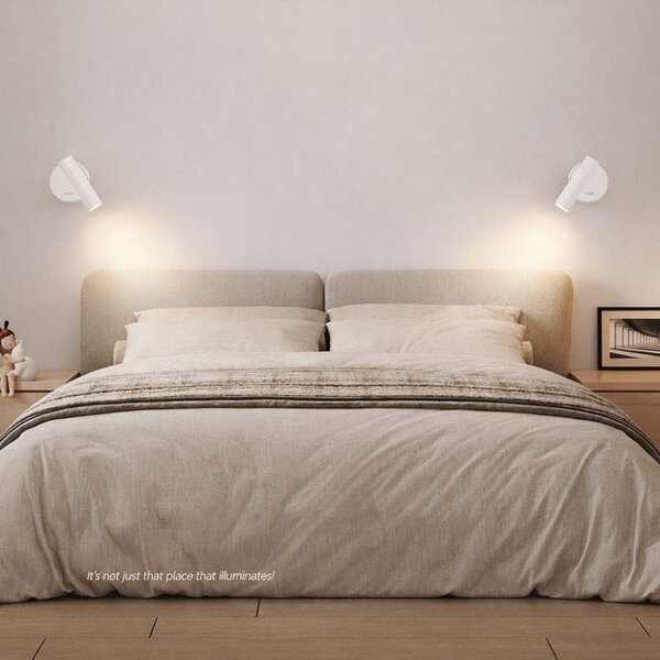 Aplica LED din metal White cu spot directionabil