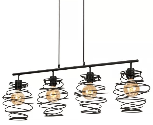 Briloner 4871-045 - Lustră suspendată pe cablu 4xE27/60W/230V