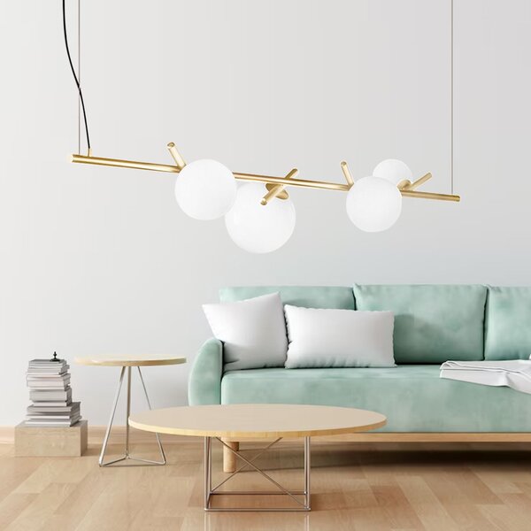 Lampă suspendată APP1665-4CP Gold