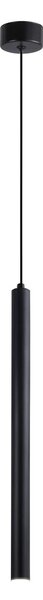 Corp de iluminat suspendat, stil minimalist, finisaj negru 30 cm
