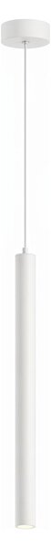 Corp de iluminat suspendat, stil minimalist, finisaj alb 30 cm