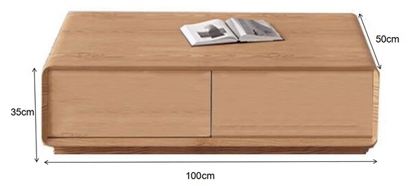 Masă de cafea modernă din MDF – design minimalist Oak