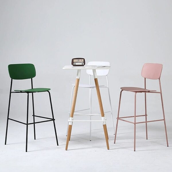 Scaun bar Slim Green