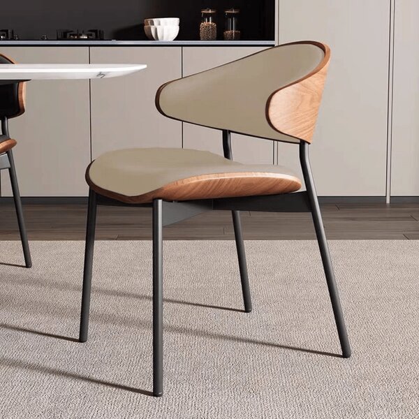 Scaun dining Luna Wood Beige