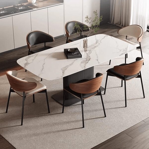 Scaun dining Luna Wood Beige