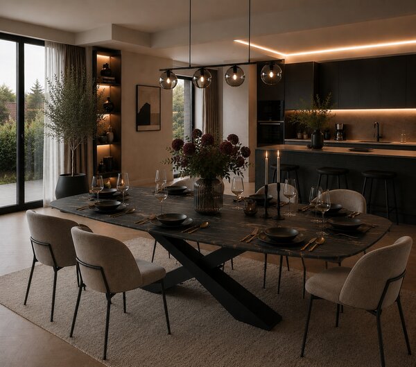 Masa dining Stone 180x90x75cm