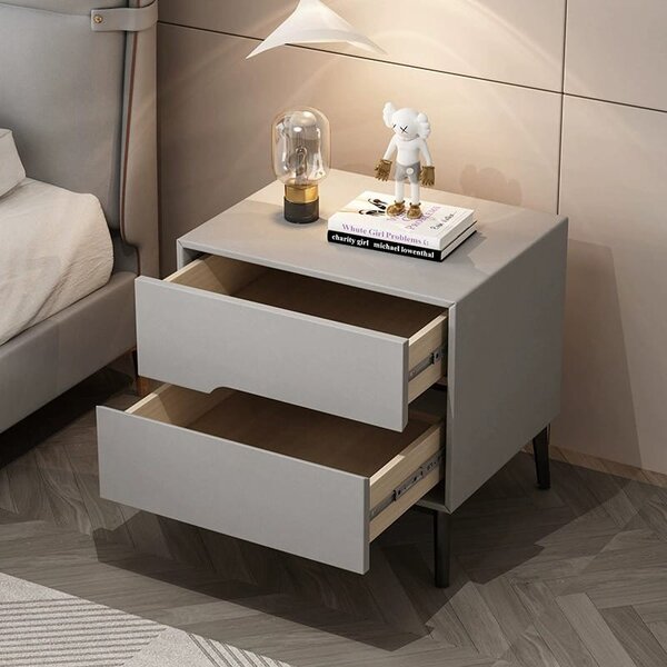 Noptieră modernă MDF Roma Grey
